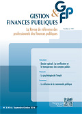 Nouvelle revue : Gestion &amp; finances publiques